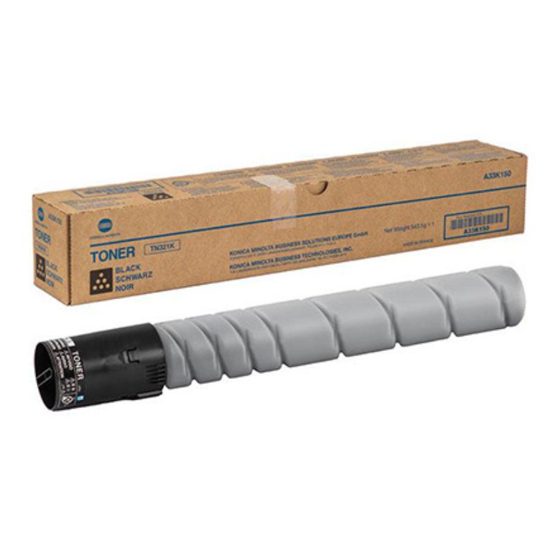 Konica Minolta C227 287 BLACK Toner A8K3150 TN221K