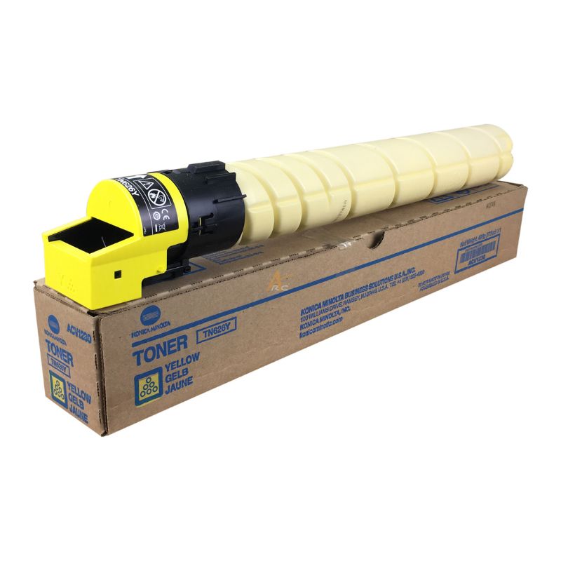 Konica Minolta C450i C550i, C650i Yellow Toner ACV1250 TN626Y